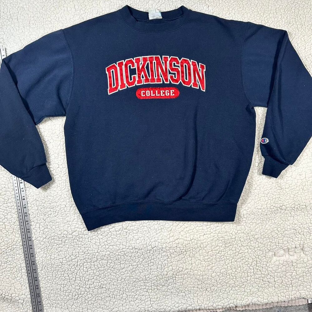 Champion Men's Navy and Blue Sweatshirt